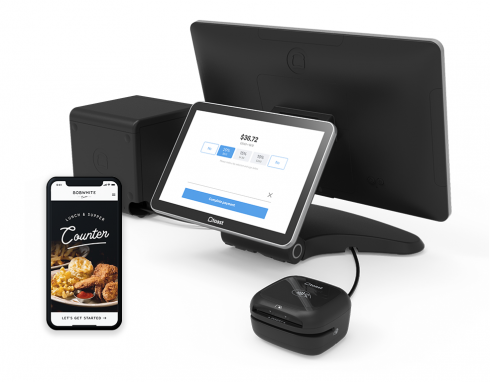 A Toast POS system beside a Craver App A Toast POS system beside a Craver App