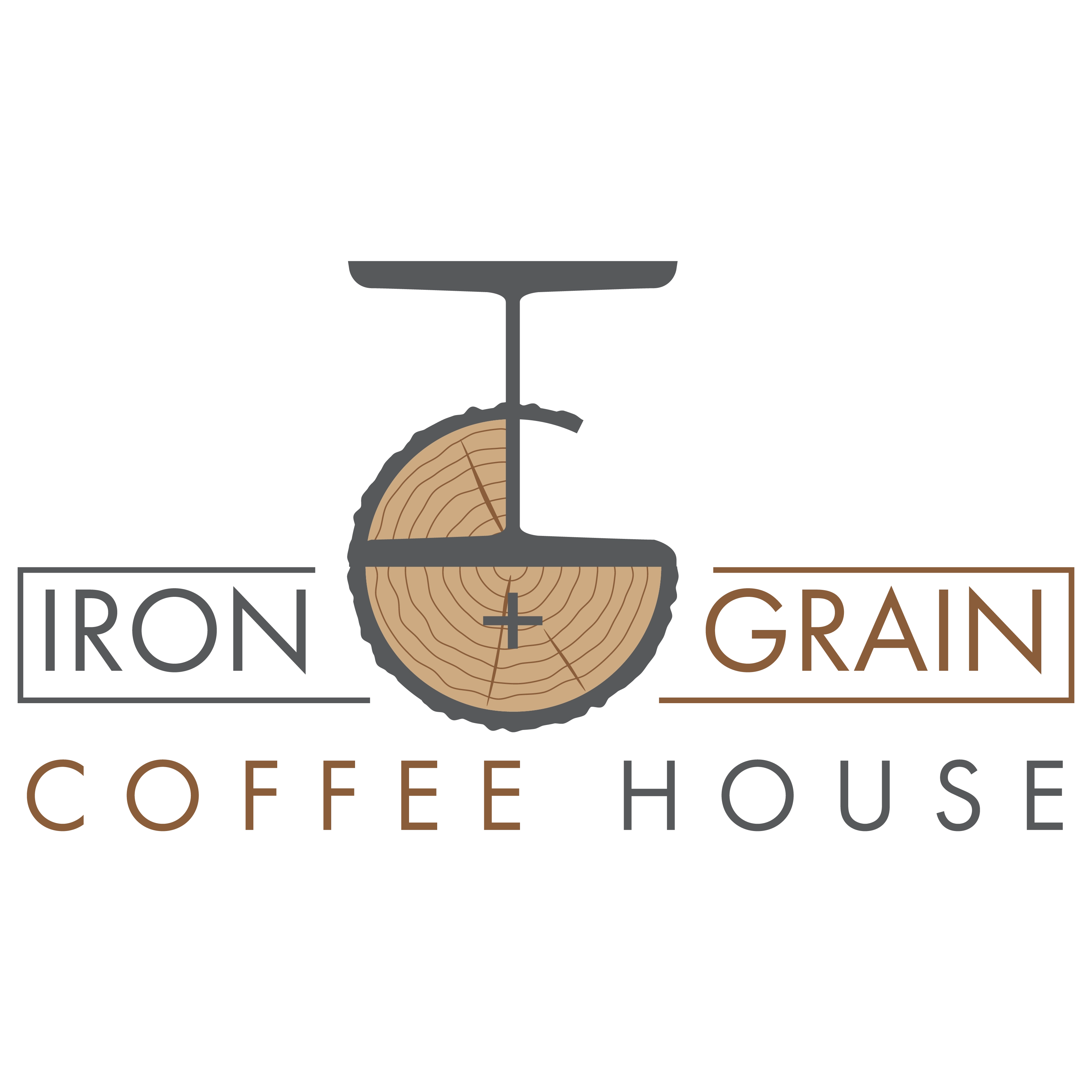 iron + grain coffee house app logo
